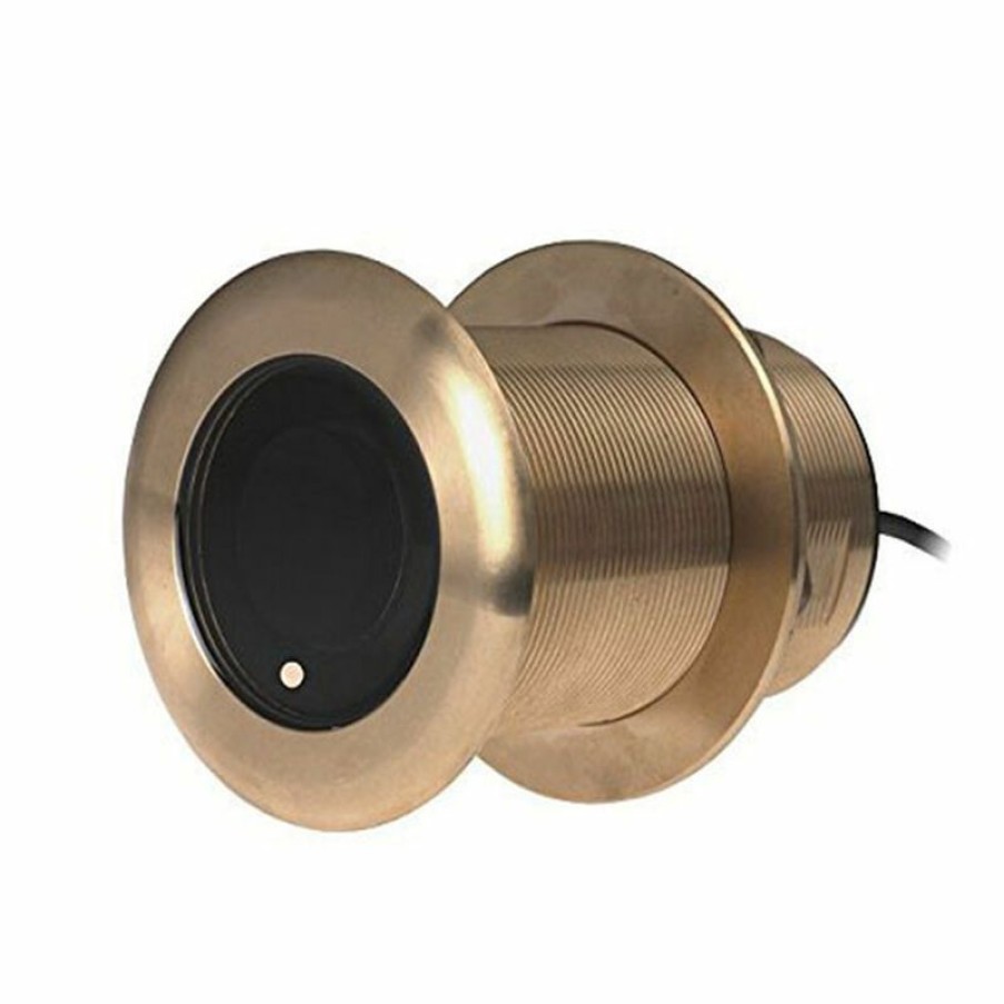 Sonar * | Garmin Airmar Bronze Thru-Hull Wide Beam Depth/Temp Transducer, 20 Degree Tilt