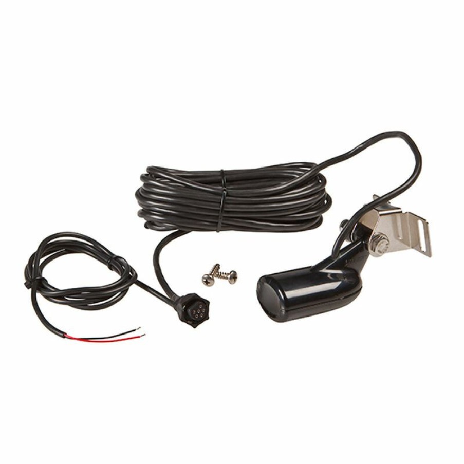 Sonar * | Lowrance Hst-Wsu Transom Mount Dual Frequency Skimmer Transducer