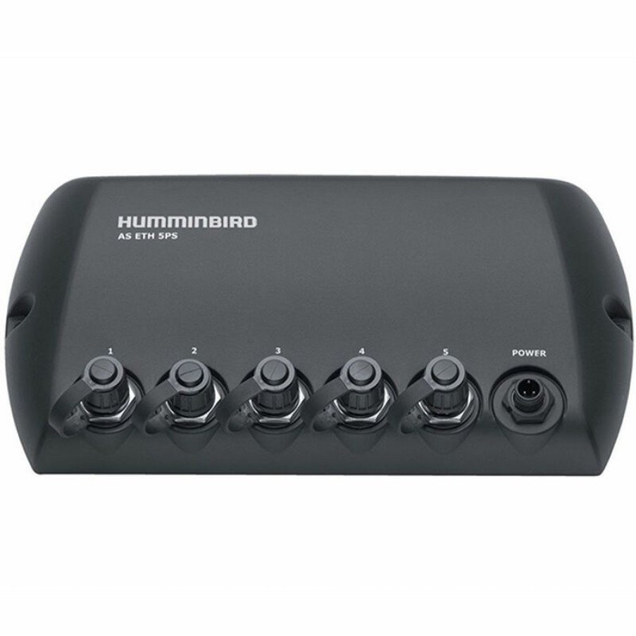 Fishfinder Accessories * | Humminbird As Eth 5Pxg 5-Port Waterproof Ethernet Switch