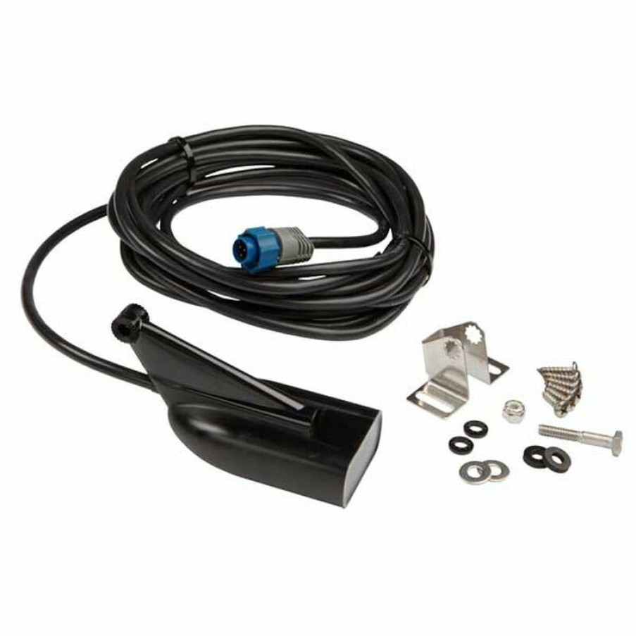 Sonar * | Lowrance Transom-Mount Hybrid Dual Imaging (Hdi) Skimmer Transducer